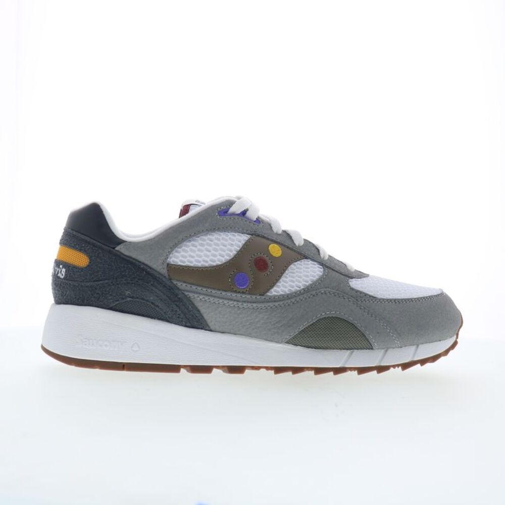 Saucony Mens Shadow 6000 White Shoes (NWT)